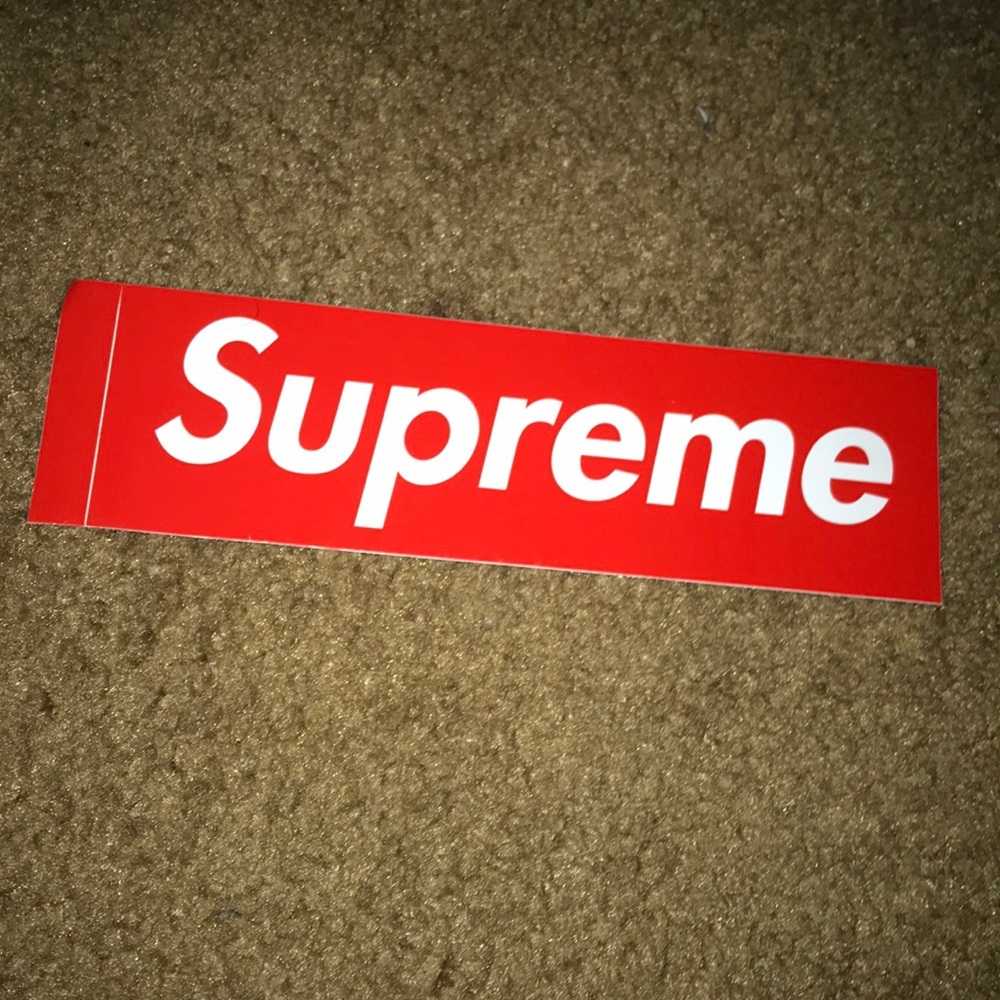 Supreme box logo sticker